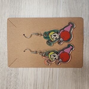 Cindy Lou Who Silver Hypoallergenic Earrings